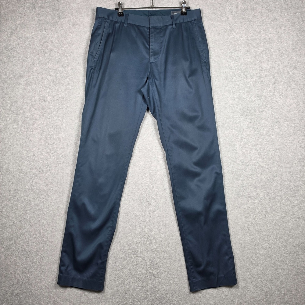 Bonobos Pants Mens Size 31x32 Blue Thursday Weekday Chino Tailored Fit Stretch